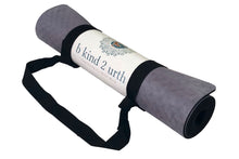 Load image into Gallery viewer, Best B Kind 2 Urth Logo Eco-Friendly Non-Toxic Microfiber Suede Yoga Mats Purple