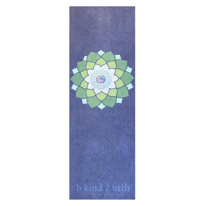 ALIGN WITH PEACE  Microfiber Suede Yoga Mat - Amethyst